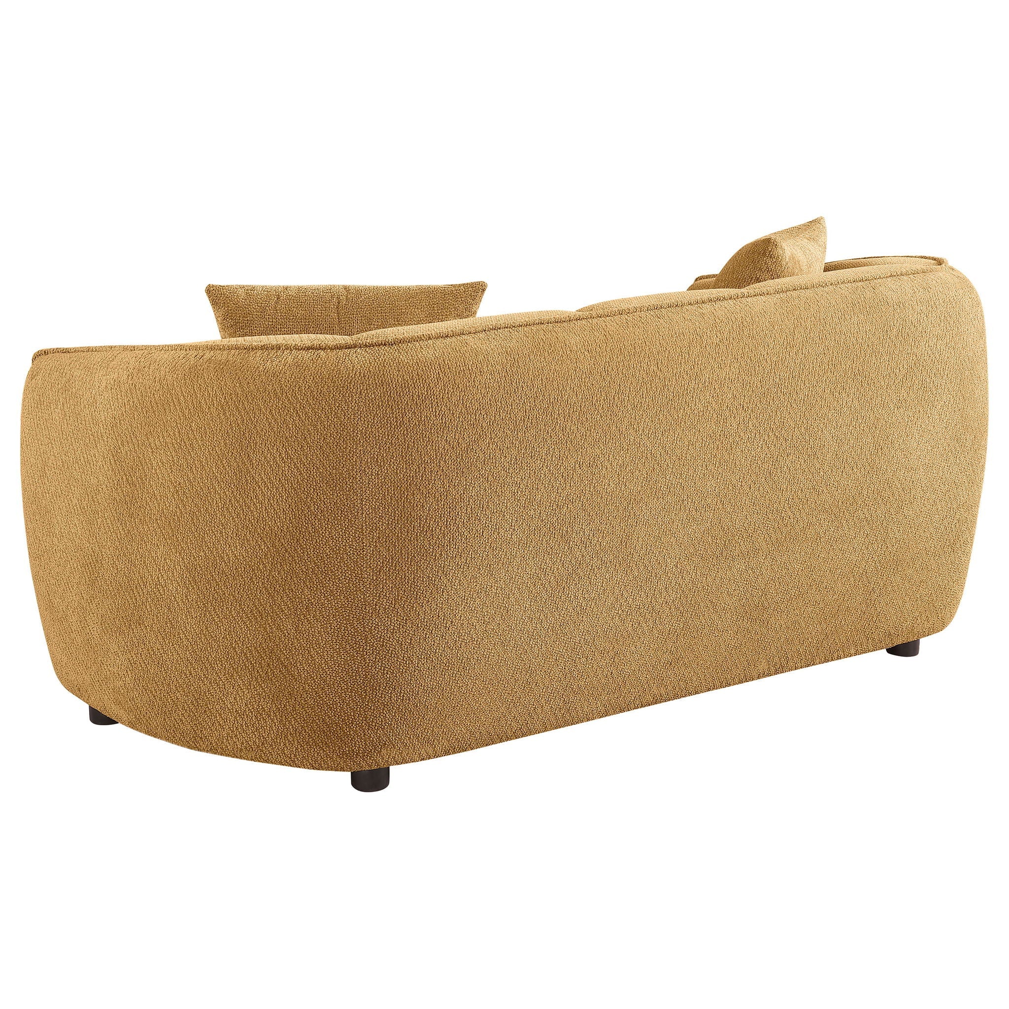 Aleisha 2-piece Fabric Upholstered Sofa Set Mustard Yellow