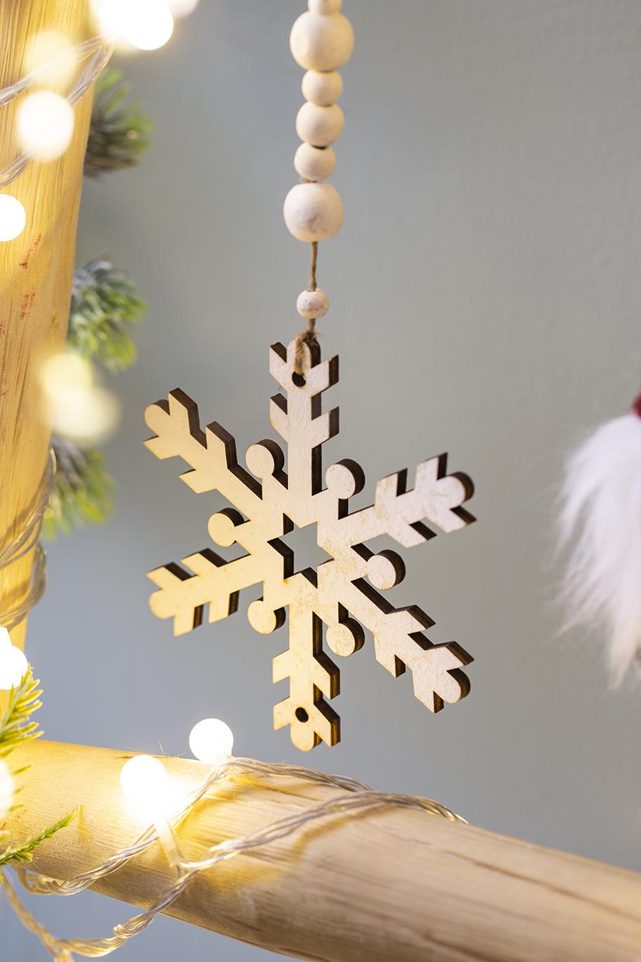 9.8x4.7" Snowflake Ornament Set of 12