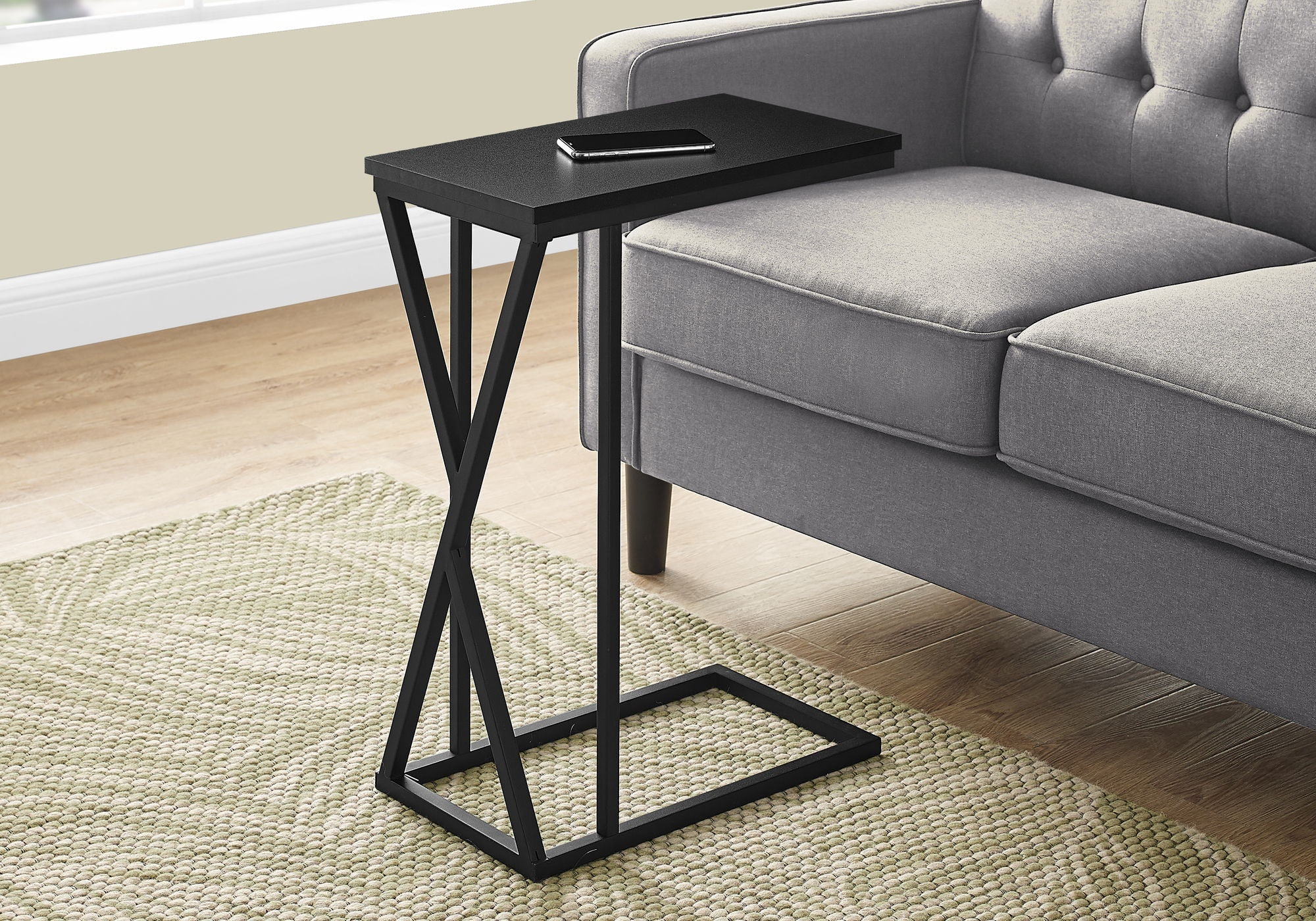Accent Table C-Shaped - Contemporary Modern