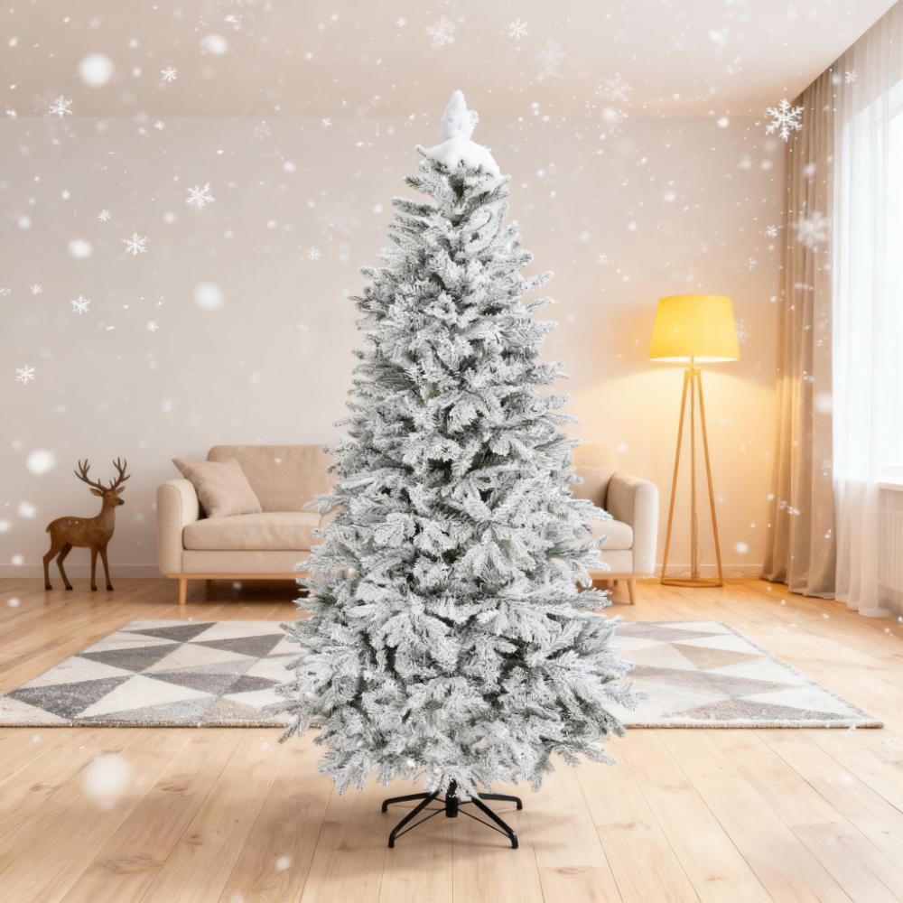 7.5 Ft Artificial Frosted Christmas Tree