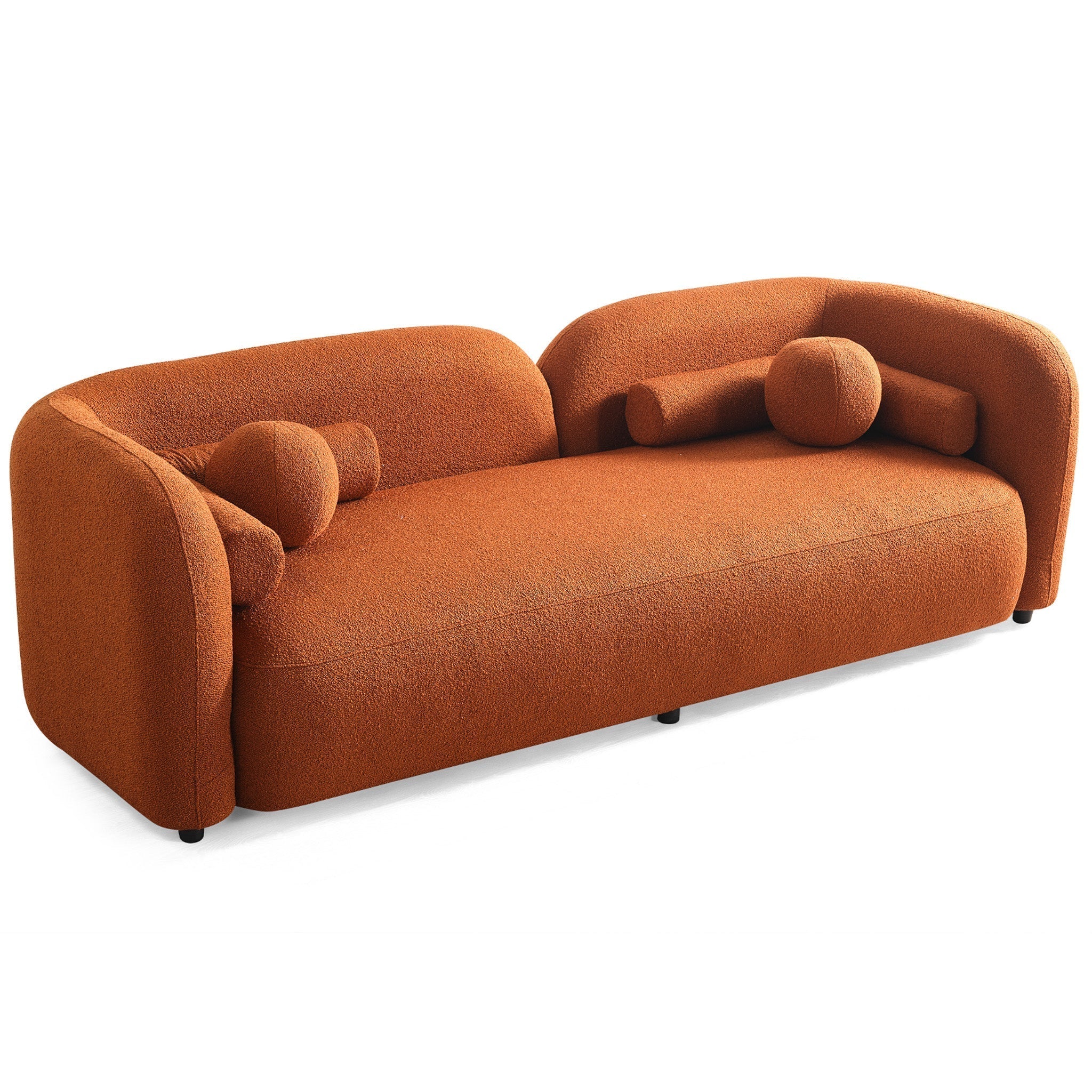 Donna Japandi Style Boucle Sofa