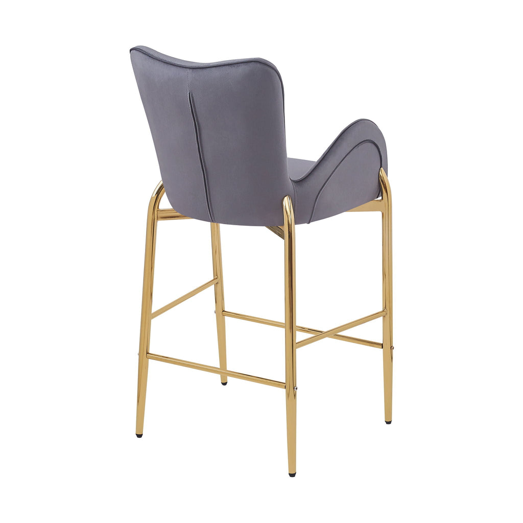 Fabric Counter Height Bar Stools (Set of 2)