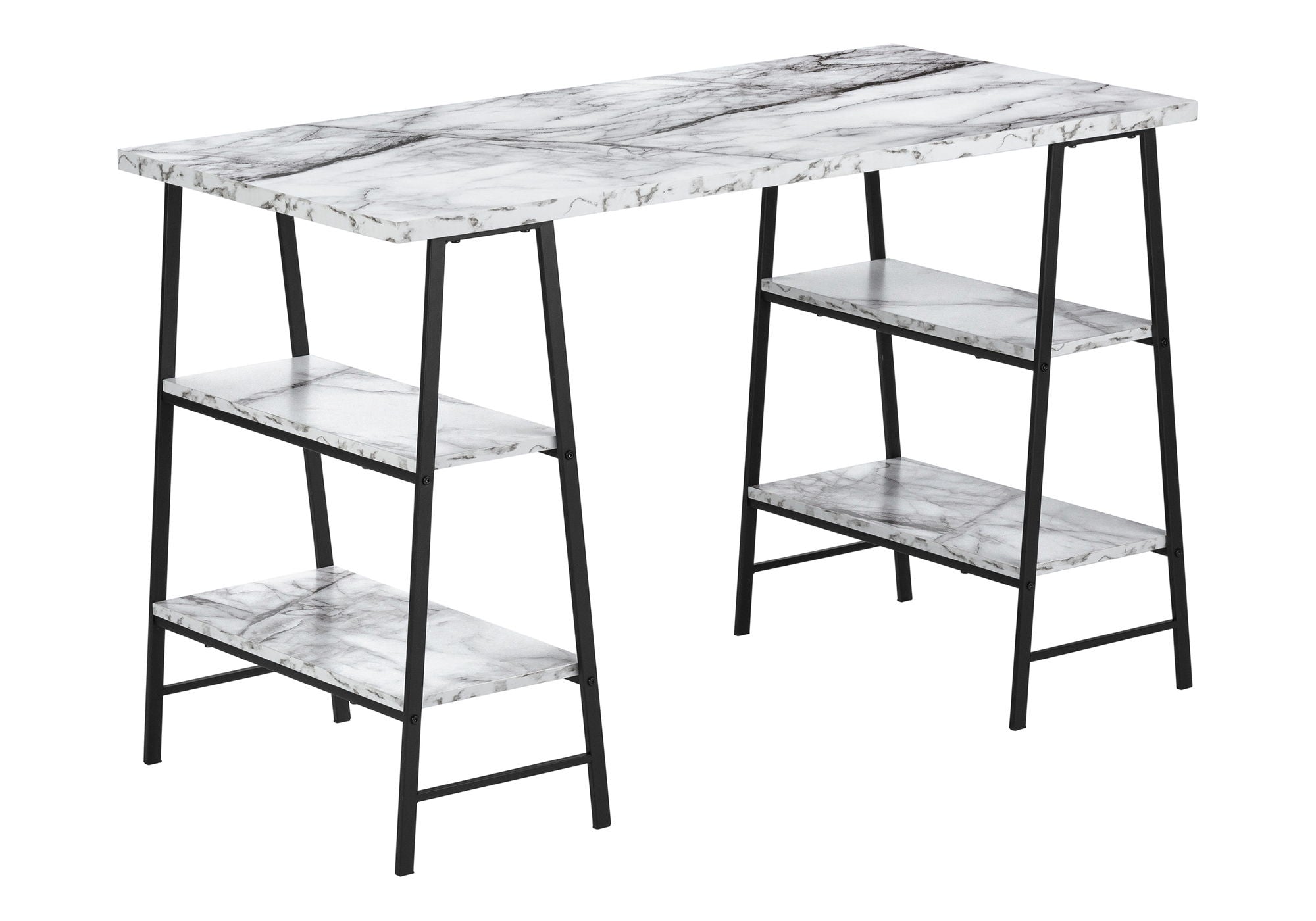 Computer Desk for Home Office with Storage Shelves