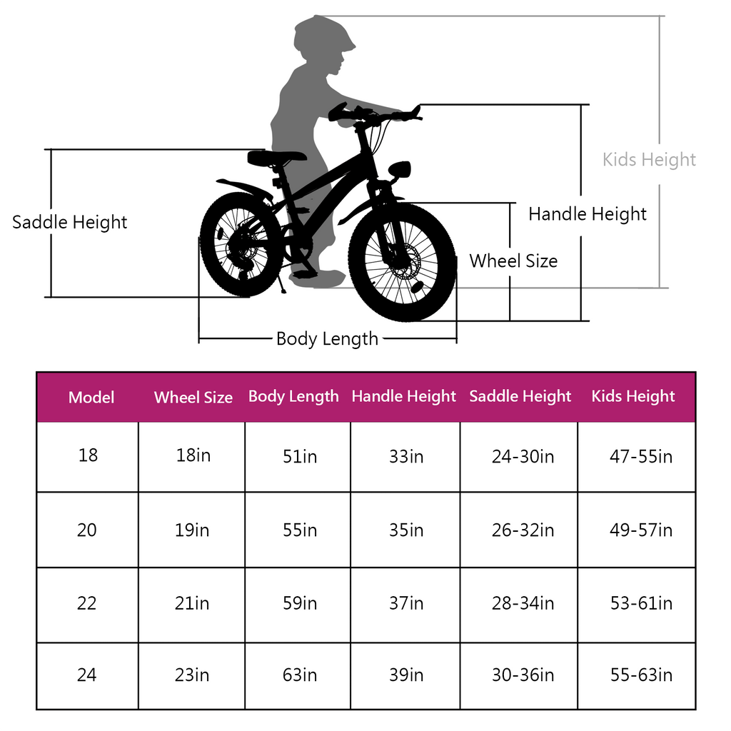 24 Inch Kids Mountain Bike for Boys & Girls Ages 7-12