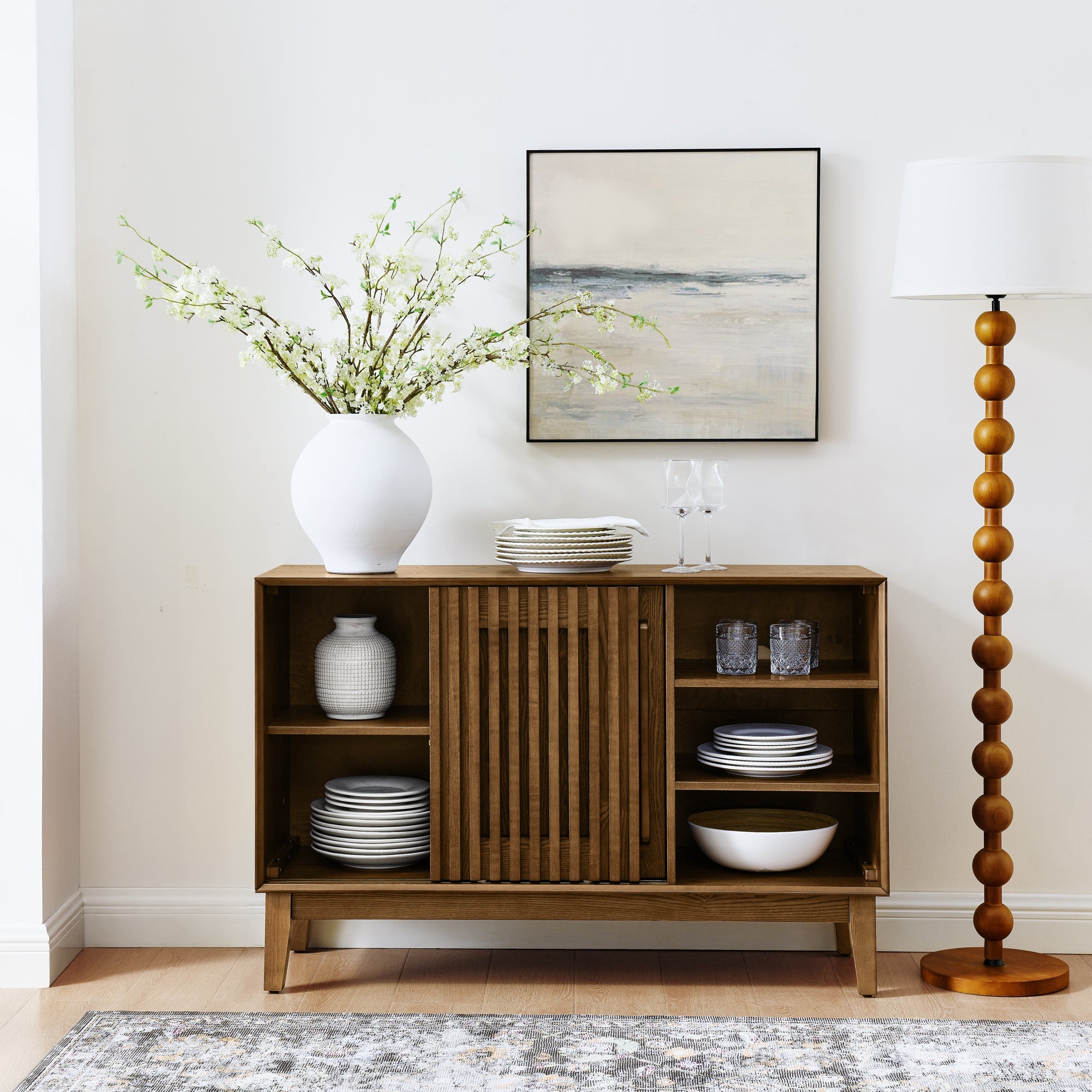 47.3" Sideboard Buffet Cabinet with Storage