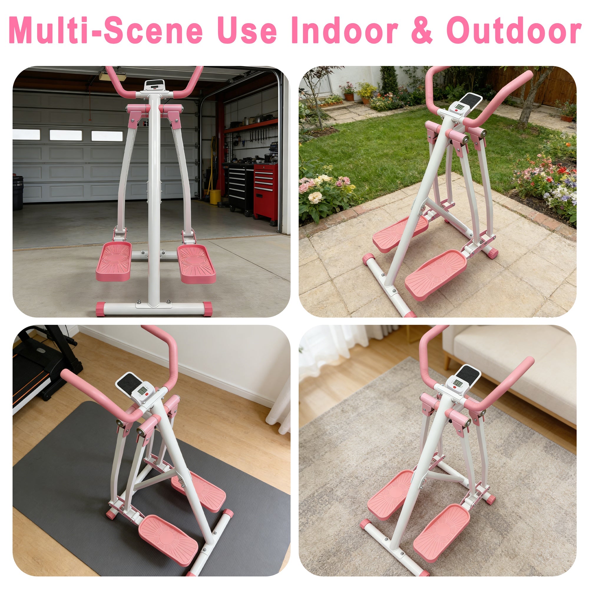 Air Walk Elliptical Machine - Foldable Cardio Cross Trainer