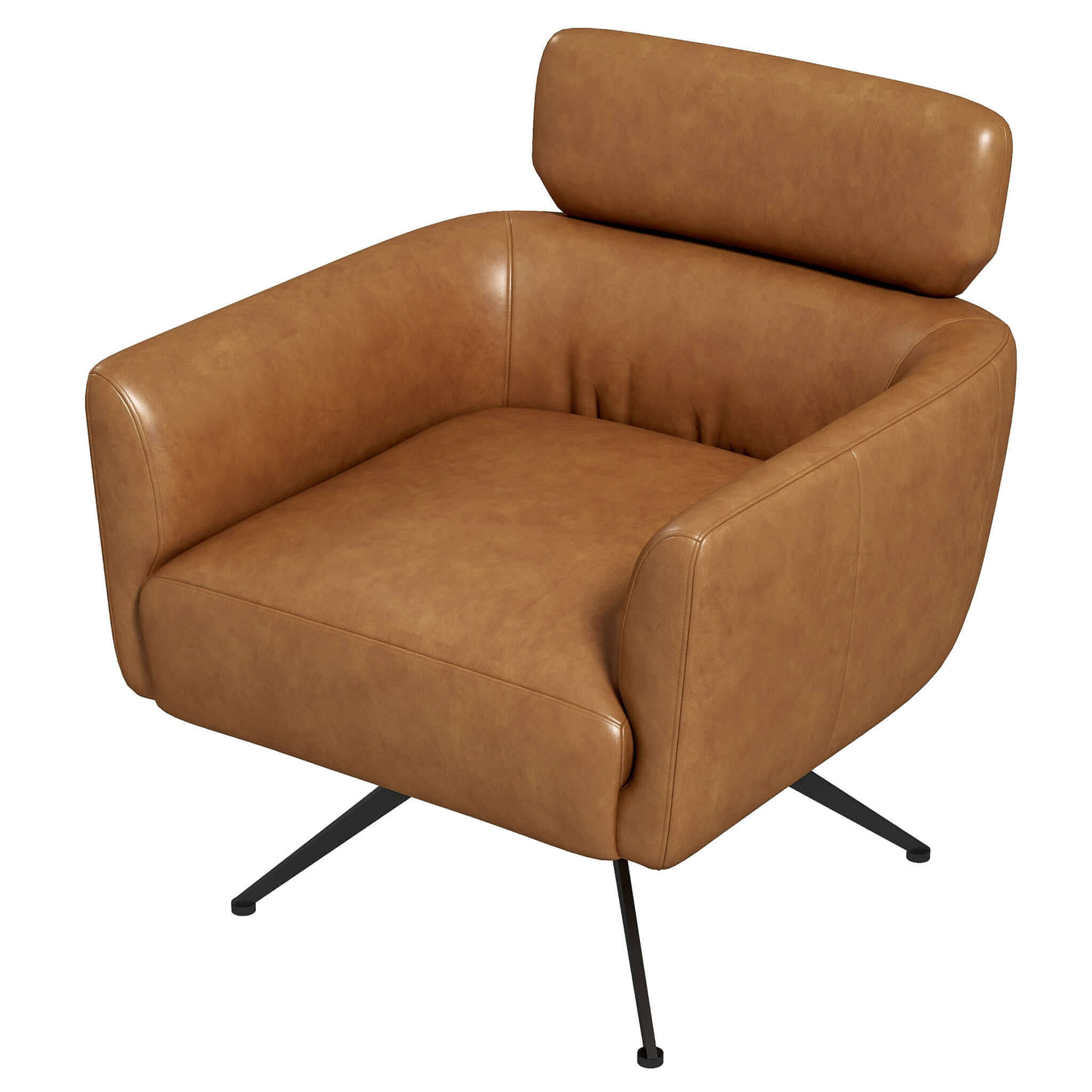 Camila Genuine Leather Lounge Chair
