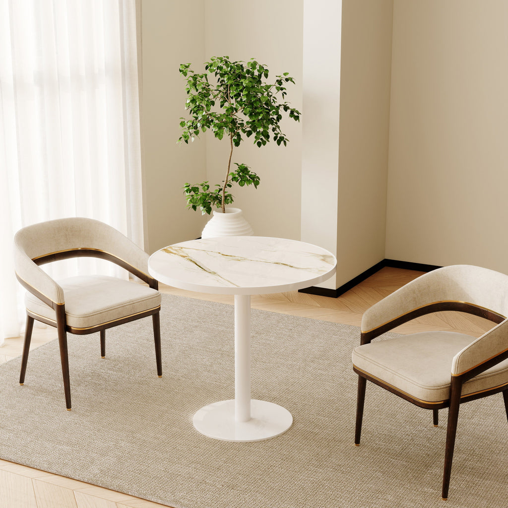 31.5" Round Modern Tulip Dining Table