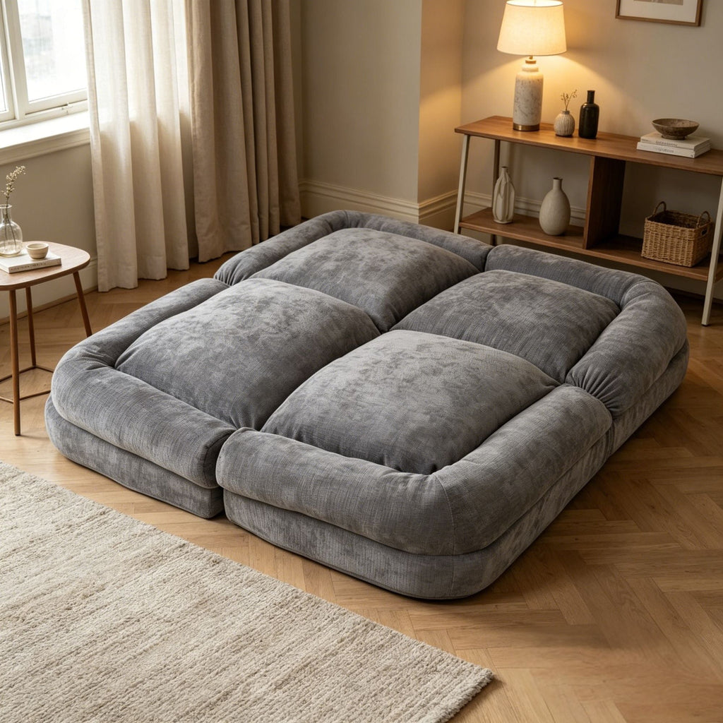 Convertible Fold-Out Double Sofa Bed