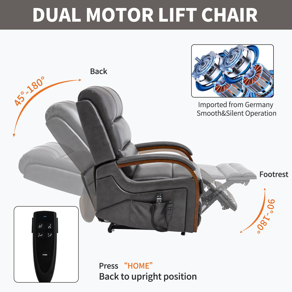 Power Dark Recliner Chair