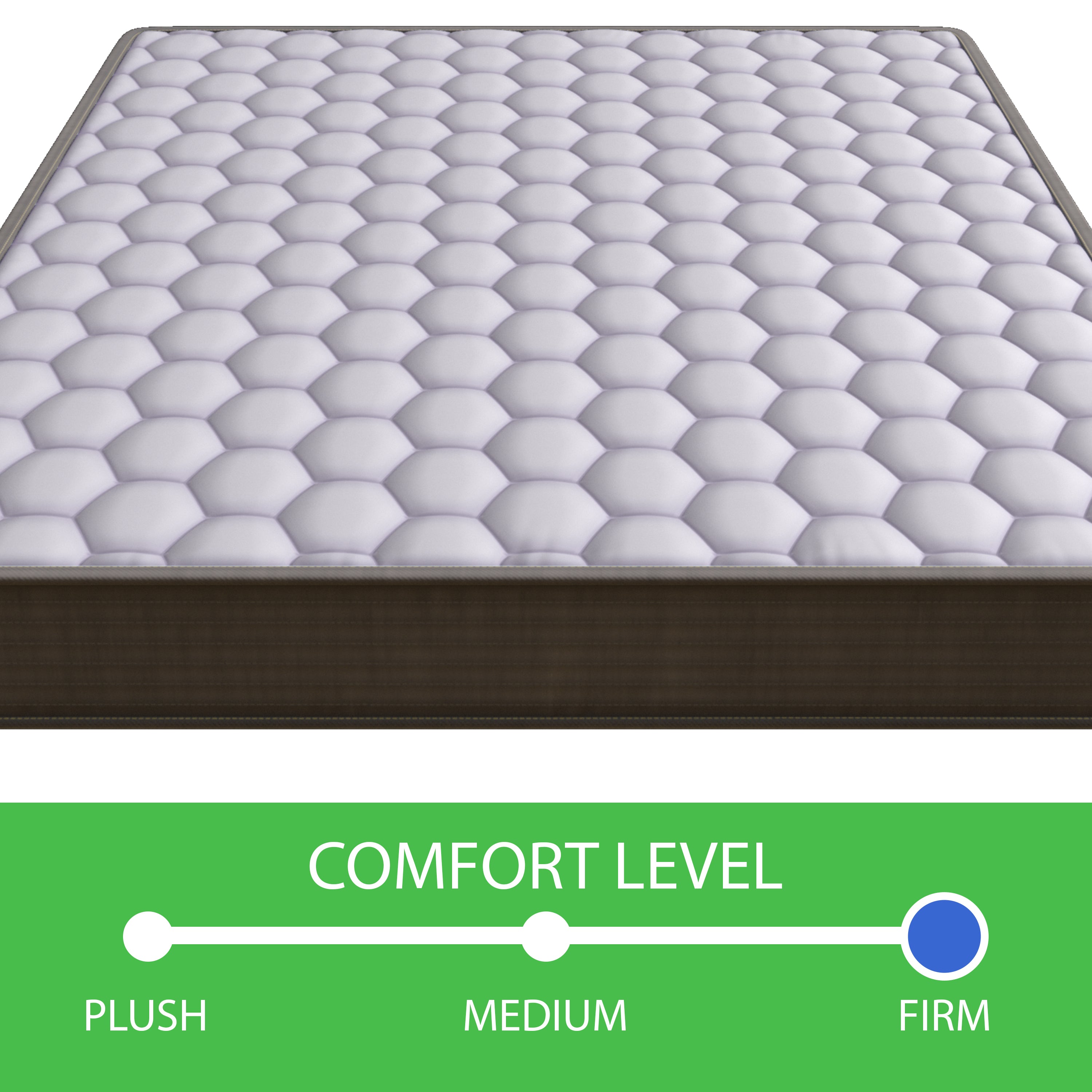 6 Inch Soft-Medium Firmness Pocket Spring Mattress - Twin Size