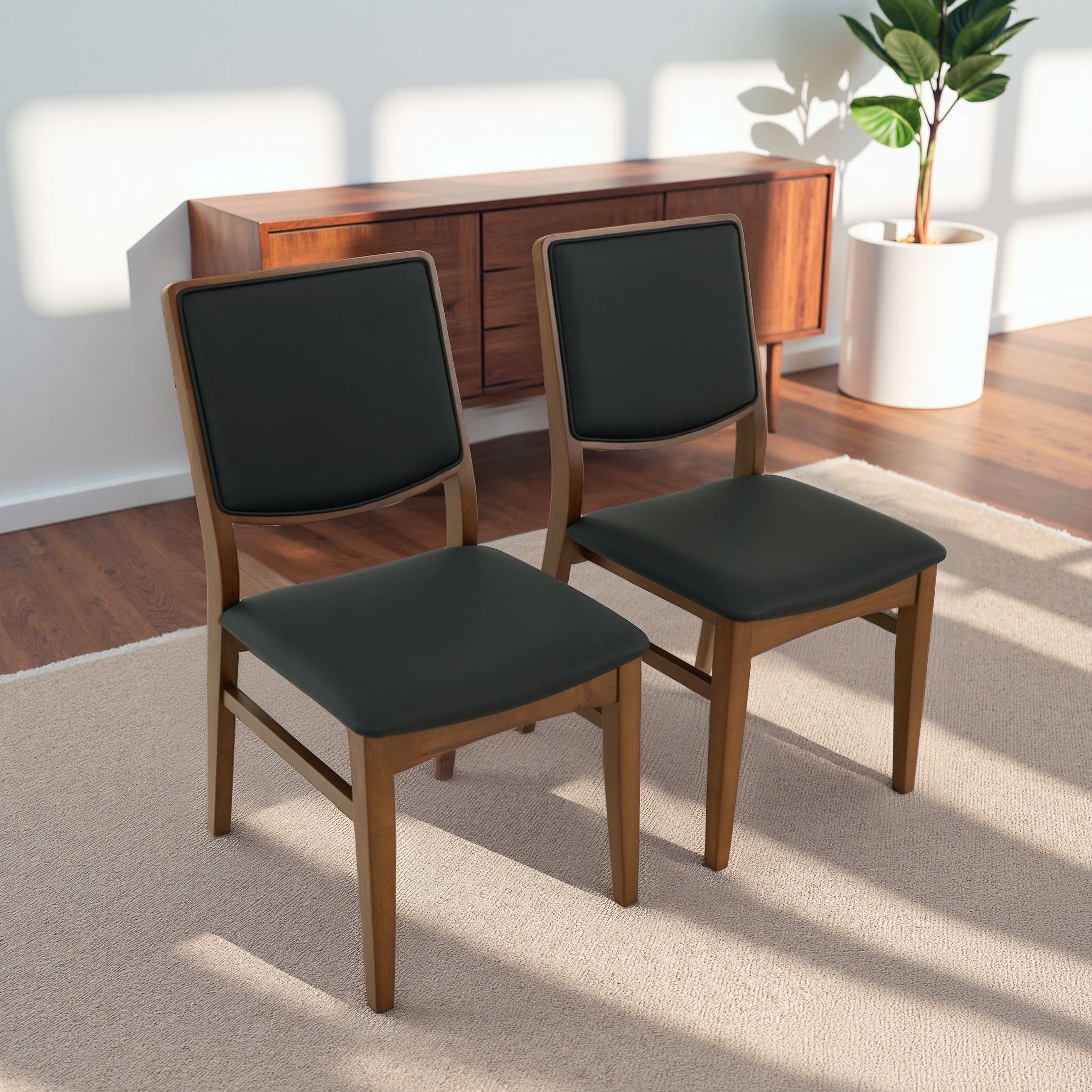 Cary Mid-Century Modern Dining Chairs