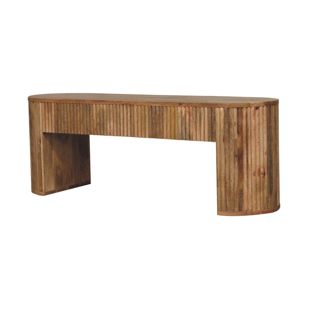 Solid Wood Soba Straight Media Unit