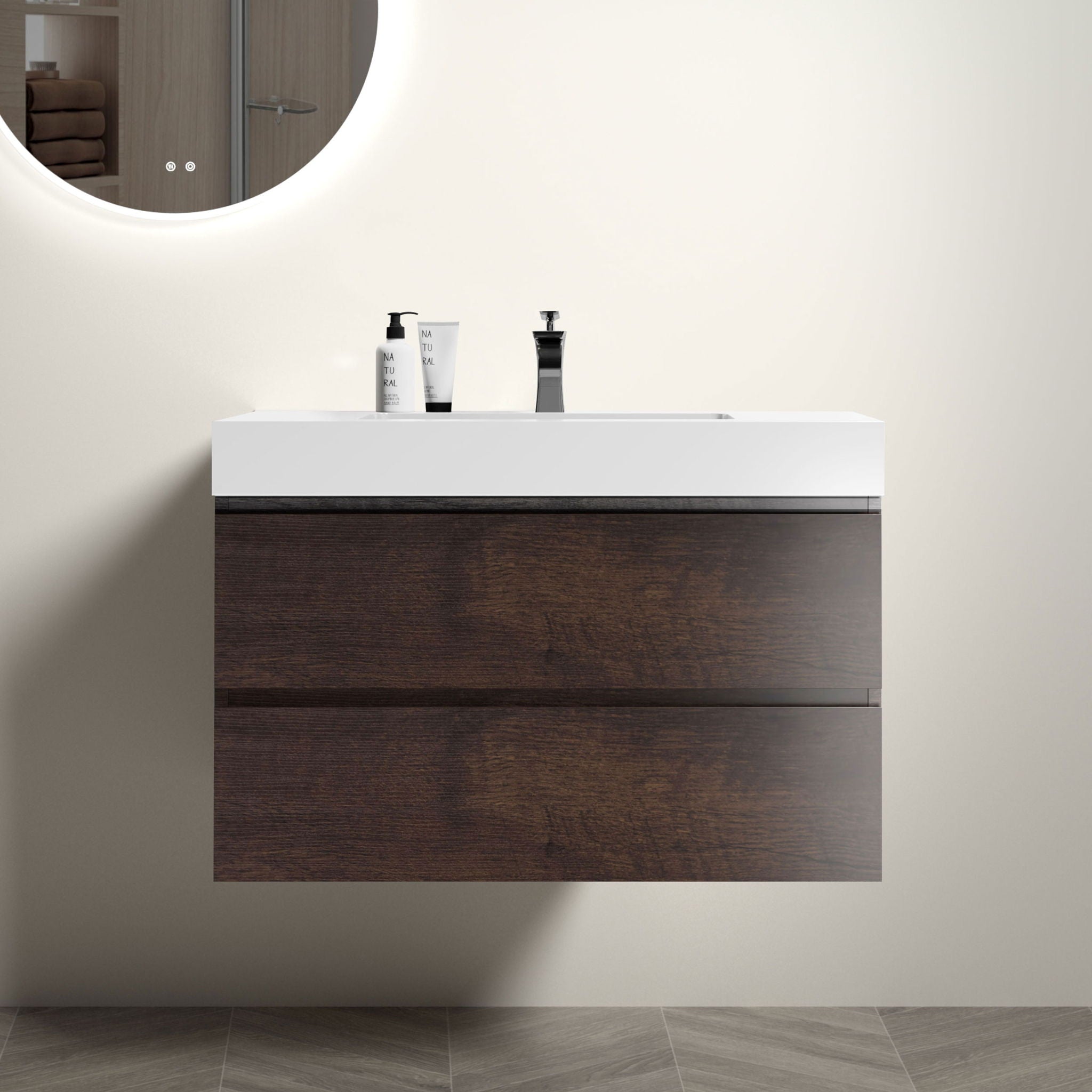 Alice Bathroom Vanity Wall Mounted With Sink