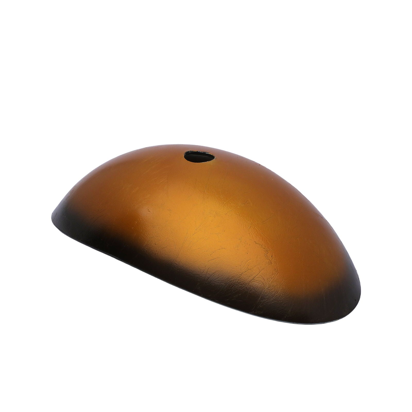 Vessel Sink With Pop Up Drain, Boat Shape Above Counter Bathroom Sink - Gold