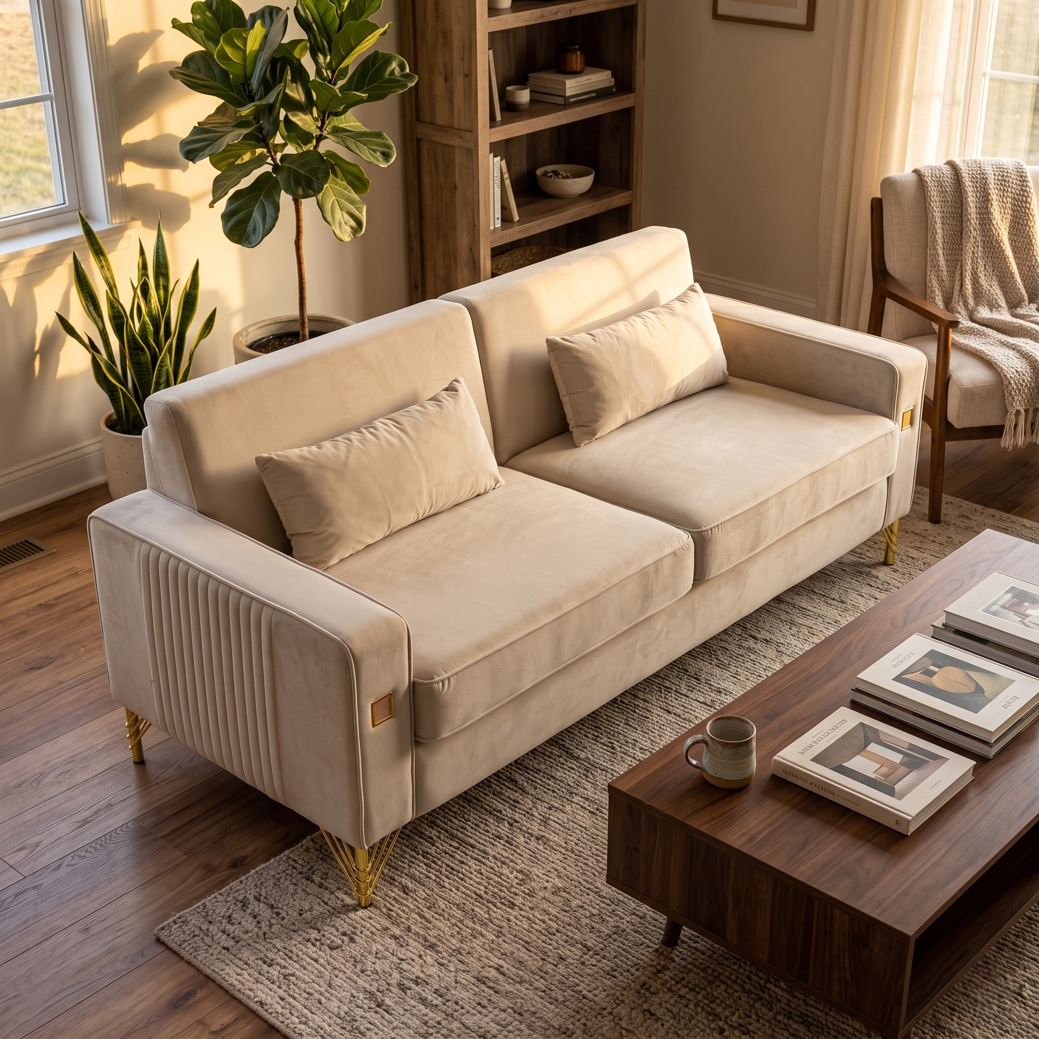 Modern FX-P18-BE Sofa