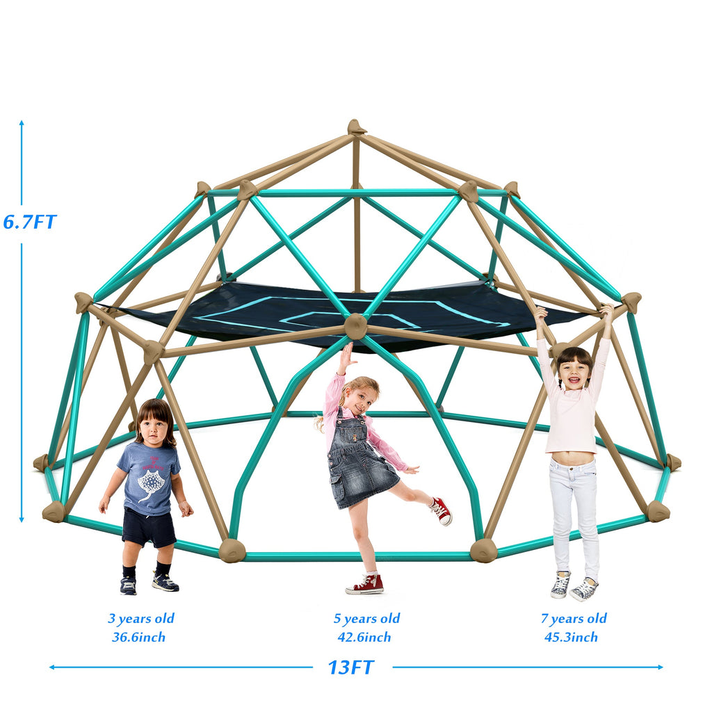 13ft Geometric Dome Climber Play Center