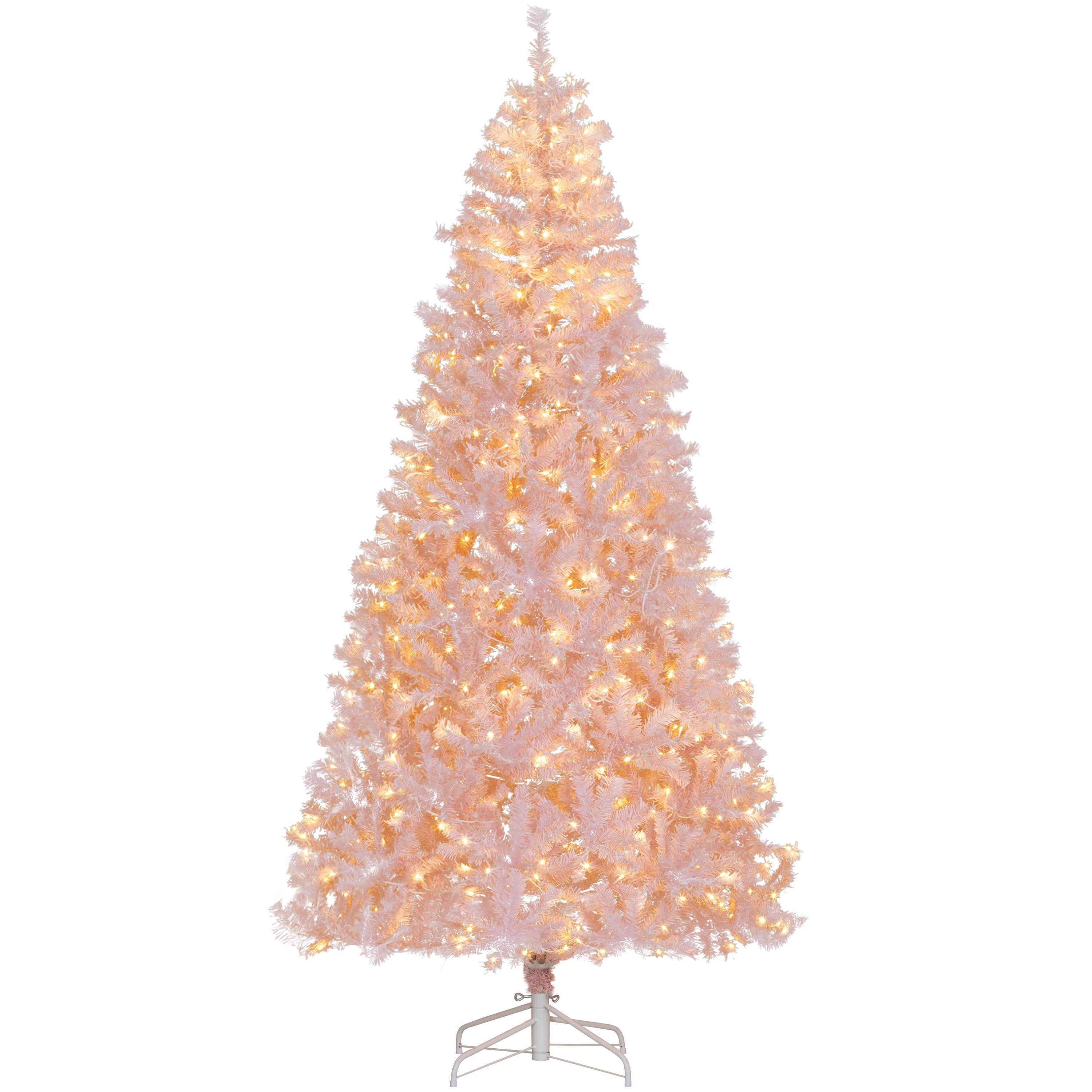 HOMCOM 7.5' Tall Prelit Christmas Tree