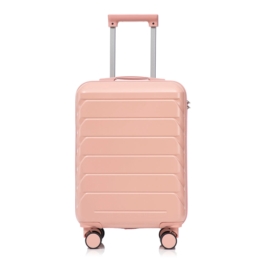 20 Inch ABS Hard Shell Travel Checked Luggage - Pink