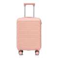 20 Inch ABS Hard Shell Travel Checked Luggage - Pink