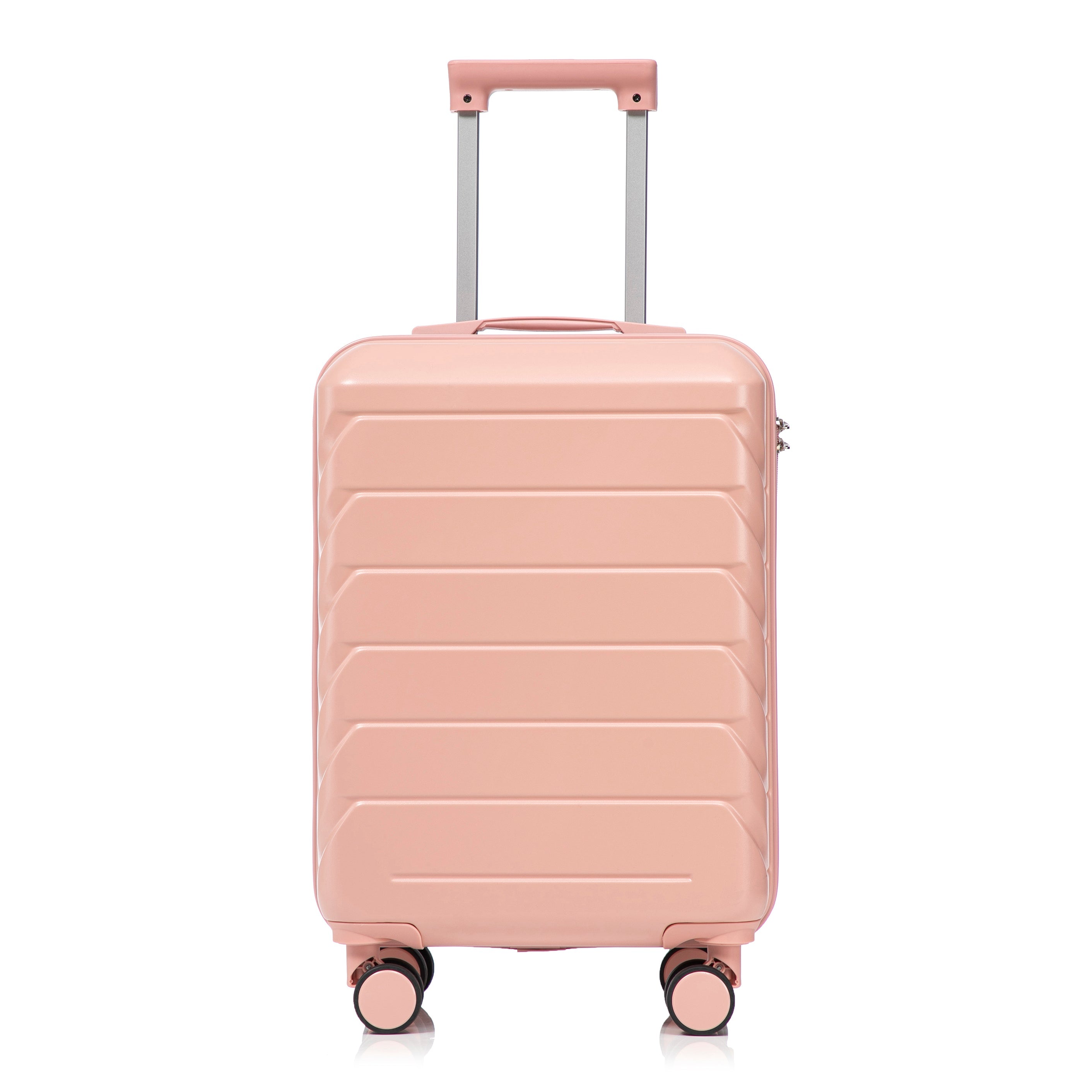 20 Inch ABS Hard Shell Travel Checked Luggage - Pink