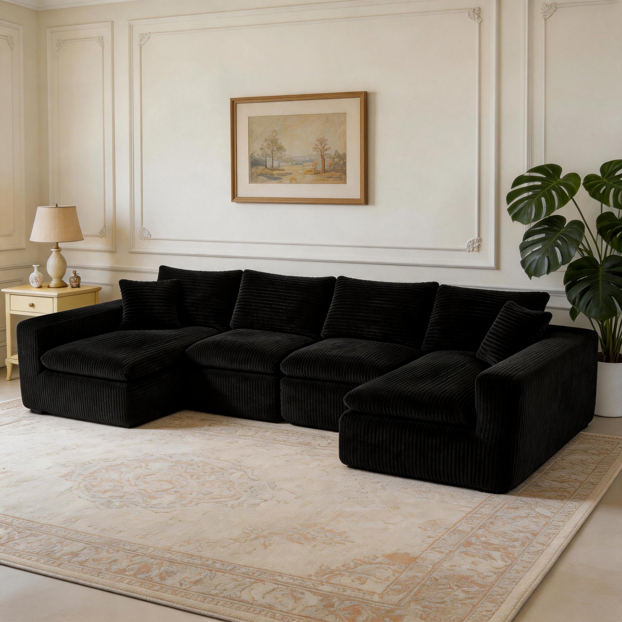 Modular Sectional Cloud Couch for Living Room