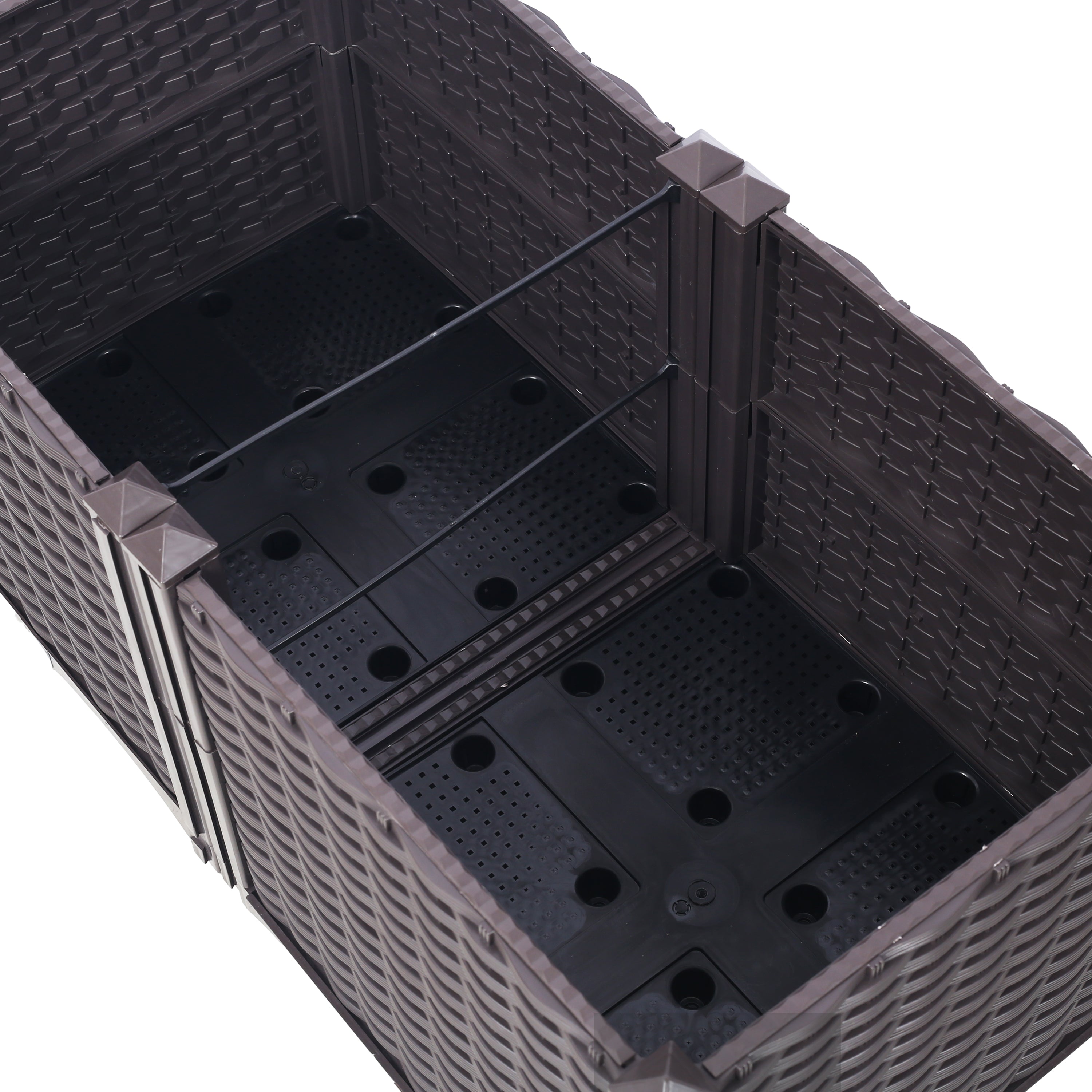 Deep Raised Garden Bed Plastic Planter Boxes