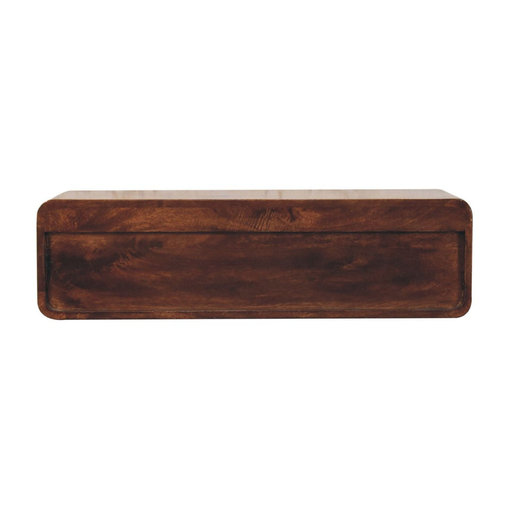 Solid Wood Floating California Console Table