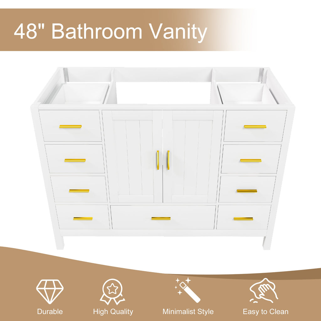 48" Bathroom Vanity Base Cabinet