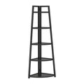 Tall 5 Tier Corner Bookshelf For Living Room
