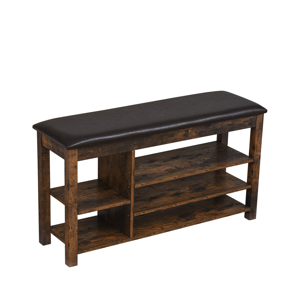 Height-Adjustable Shoe-Changing Bench