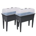2 Piece Raised Garden Bed with Ventilated Lid